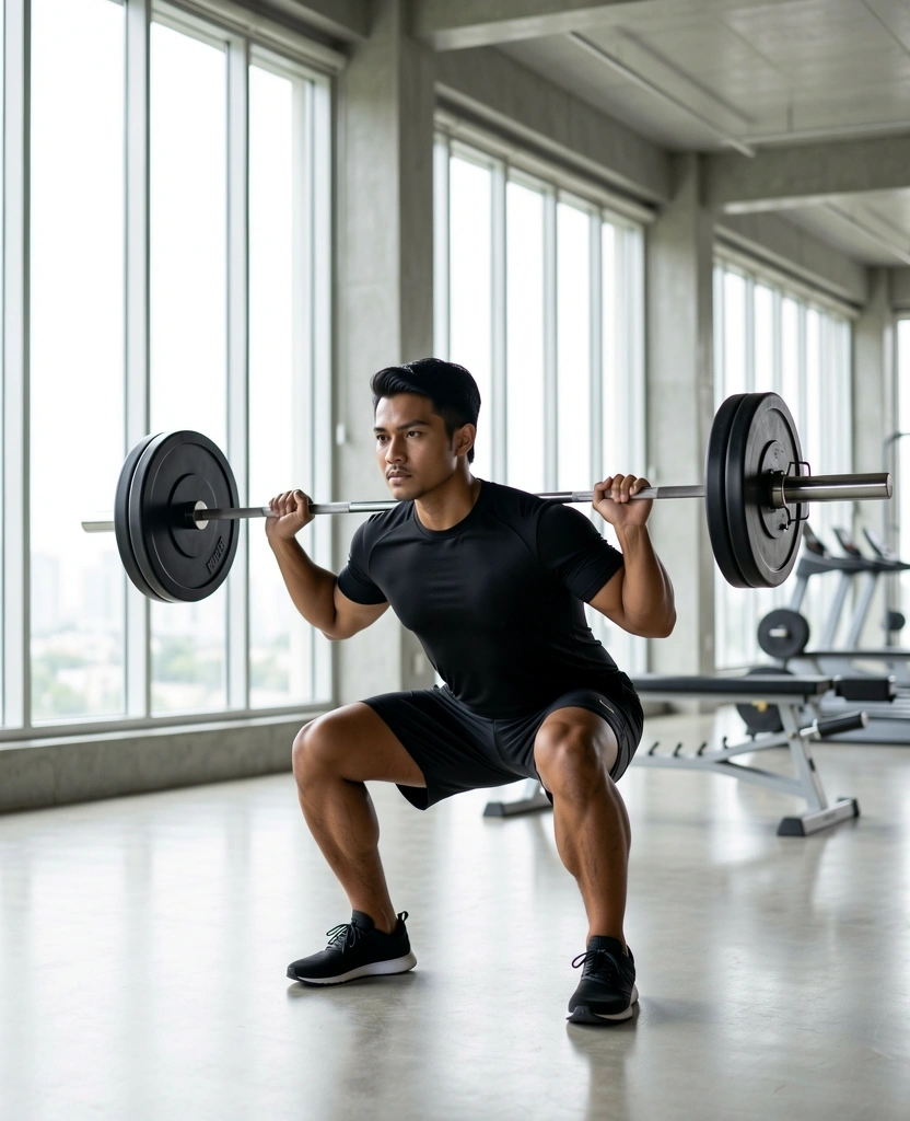 Professional fitness training at FitTrain Surabaya