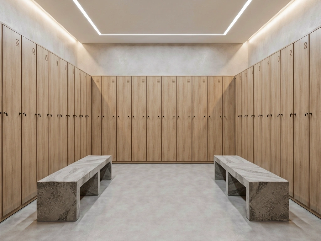 Locker and recovery amenities