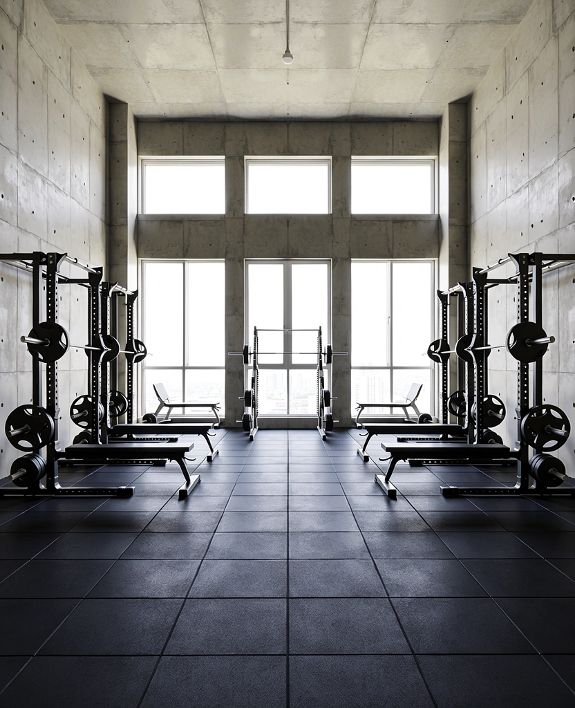 Professional training facility interior
